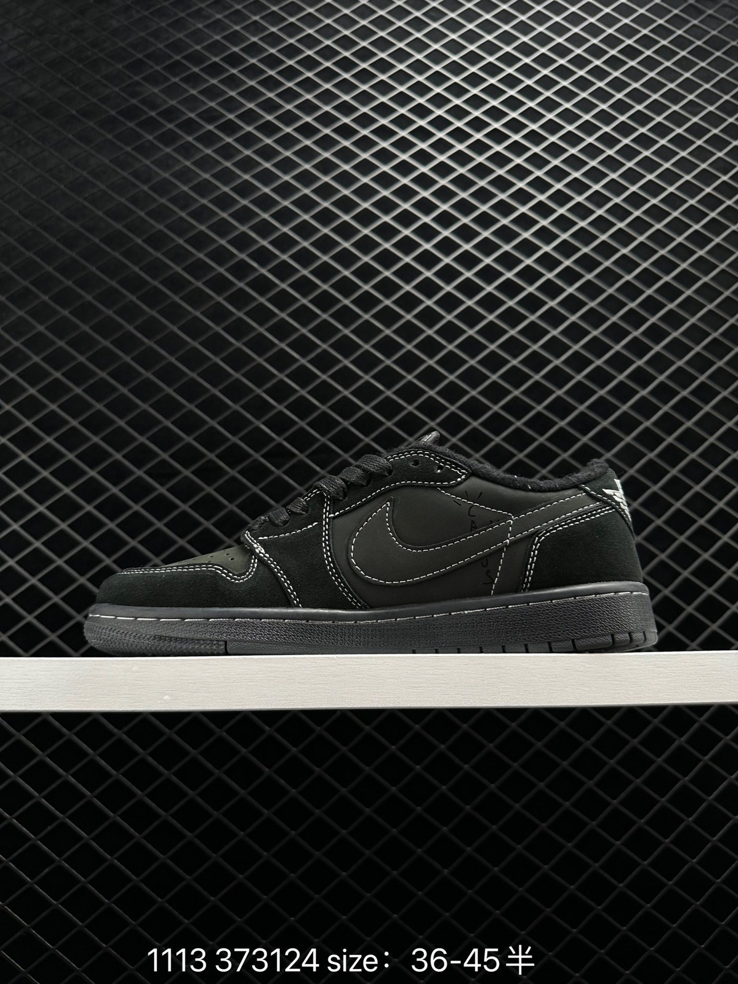 Travis Scott x Air Jordan 1 Low OG “Black Phantom